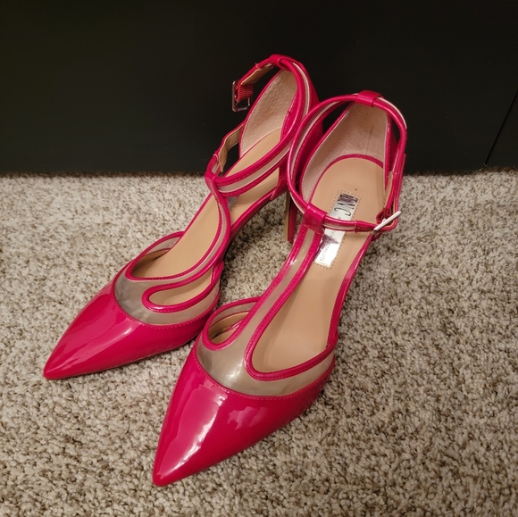 INC International Concepts Shoes - Gorgeous Red Patent INC Heels
